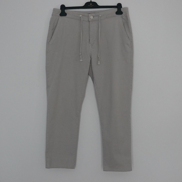 DL1961 96% Cotton Blend Stretch Grey Chino Men's Pants Size 34 NWT - Picture 1 of 9